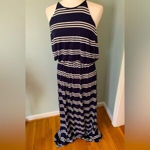 Loft Maxi halter style dress, size M tall